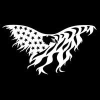 American Bald Eagle Emblem Flatbill Hat
