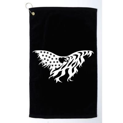 American Bald Eagle Emblem Golf Towel