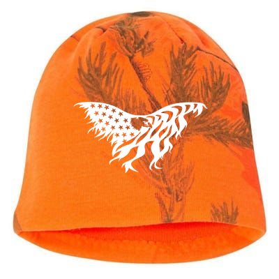 American Bald Eagle Emblem Kati - Camo Knit Beanie