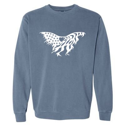 American Bald Eagle Emblem Garment-Dyed Sweatshirt