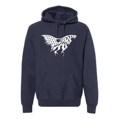 American Bald Eagle Emblem Premium Hoodie