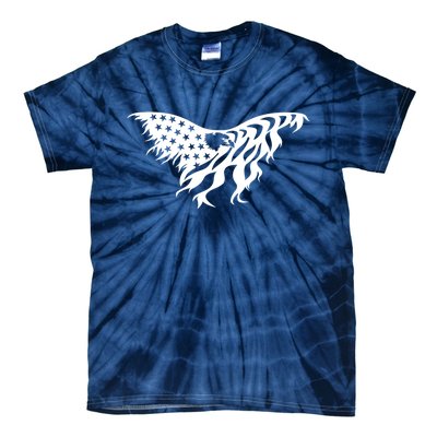 American Bald Eagle Emblem Tie-Dye T-Shirt