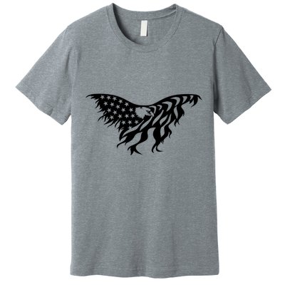 American Bald Eagle Emblem Premium T-Shirt