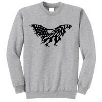 American Bald Eagle Emblem Tall Sweatshirt