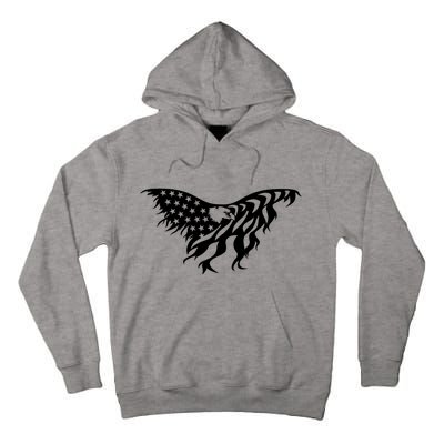 American Bald Eagle Emblem Tall Hoodie