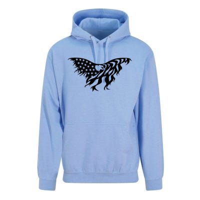 American Bald Eagle Emblem Unisex Surf Hoodie