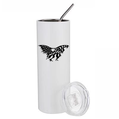 American Bald Eagle Emblem Stainless Steel Tumbler