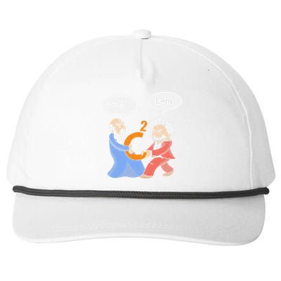 A2 B2 E Mc Funny Scientist Snapback Five-Panel Rope Hat