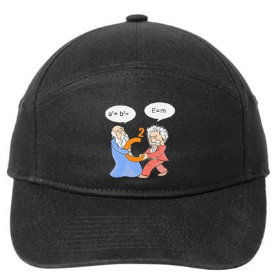 A2 B2 E Mc Funny Scientist 7-Panel Snapback Hat