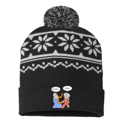 A2 B2 E Mc Funny Scientist USA-Made Snowflake Beanie