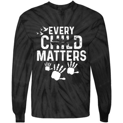 Anti Bully Every Orange Day Child Kindness Matter 2024 Tie-Dye Long Sleeve Shirt