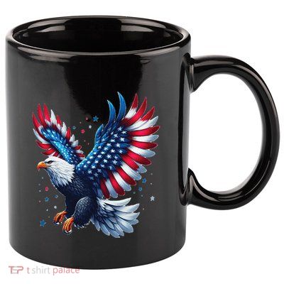 American Bald Eagle Gift 11oz C Handle Ceramic Mug