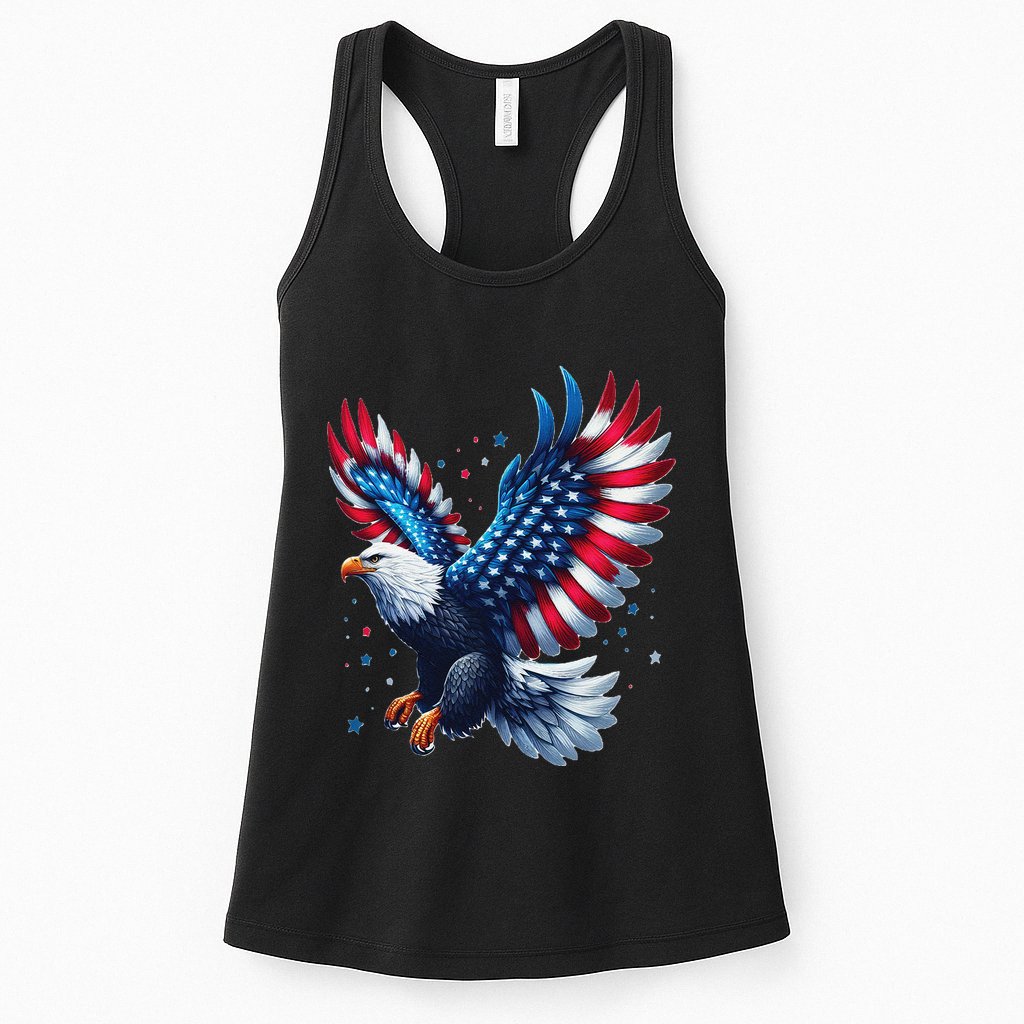 American Bald Eagle Gift Womens Tank Top