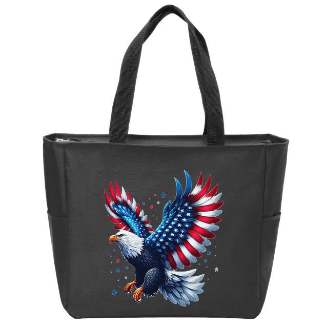 American Bald Eagle Gift Zip Tote Bag