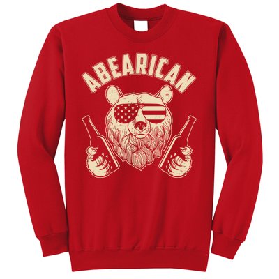 Abearican American Bear Beers Sweatshirt