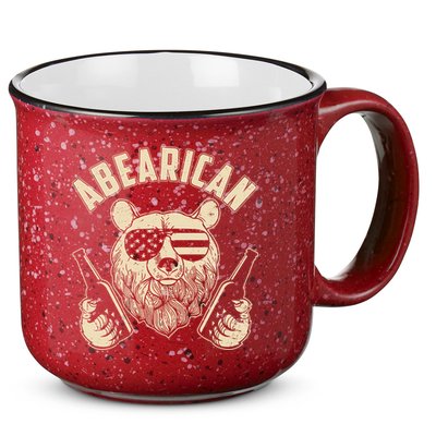 Abearican American Bear Beers 15oz Campfire Ceramic Mug