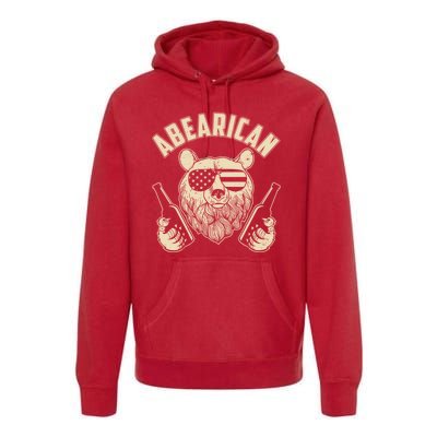 Abearican American Bear Beers Premium Hoodie