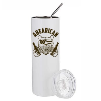 Abearican American Bear Beers Stainless Steel Tumbler