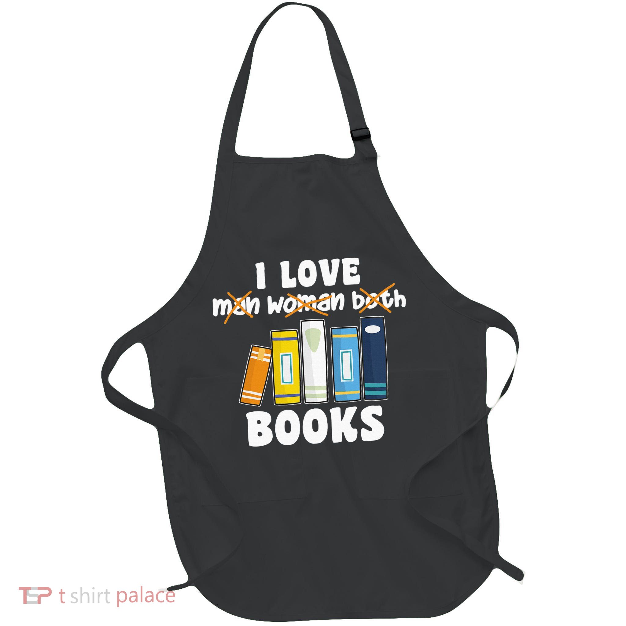 Aroace Books Funny Books In Aroace Flag Full-Length Apron With Pockets