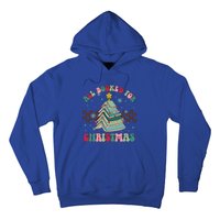 All Booked For Christmas Tree Book Funny Bookish Christmas Gift Hoodie