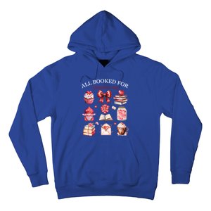 All Booked For Valentines Bow Book Lovers Teacher Librarian Gift Hoodie