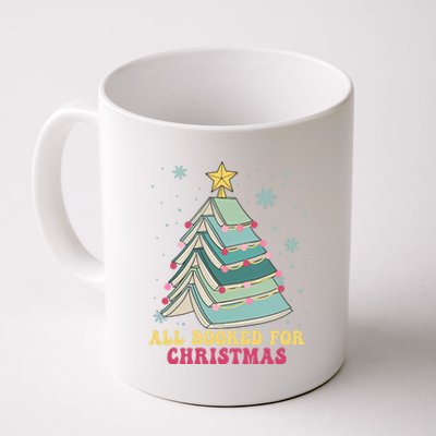 All Booked For Christmas Books Christmas Tree Librarian Xmas Cool Gift Coffee Mug