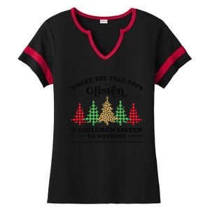 All Booked For Christmas Holly Max Jolly Book Reading Ladies Halftime Notch Neck Tee