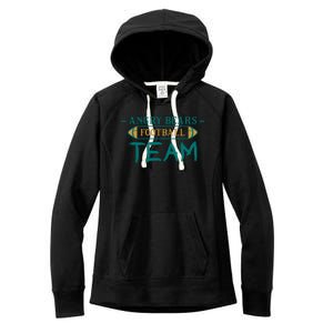 Angry Bears Football Team Women's Fleece Hoodie