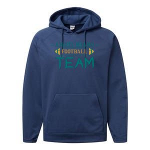 Angry Bears Football Team Performance Fleece Hoodie