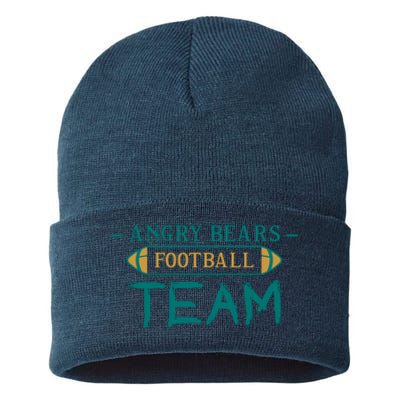 Angry Bears Football Team Sustainable Knit Beanie