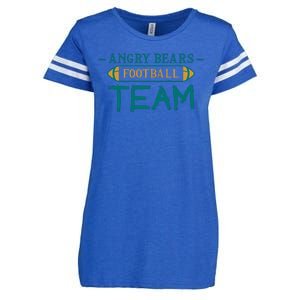 Angry Bears Football Team Enza Ladies Jersey Football T-Shirt