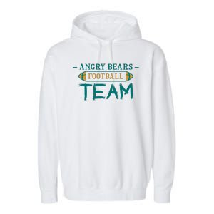 Angry Bears Football Team Garment-Dyed Fleece Hoodie