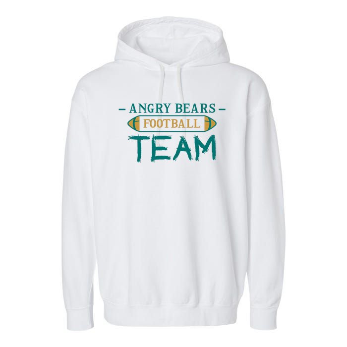 Angry Bears Football Team Garment-Dyed Fleece Hoodie