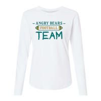 Angry Bears Football Team Womens Cotton Relaxed Long Sleeve T-Shirt