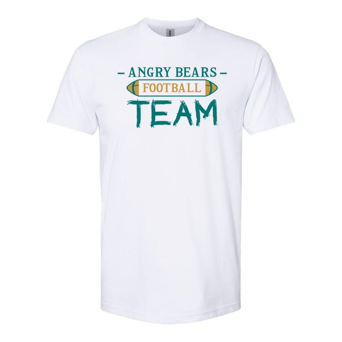 Angry Bears Football Team Softstyle CVC T-Shirt