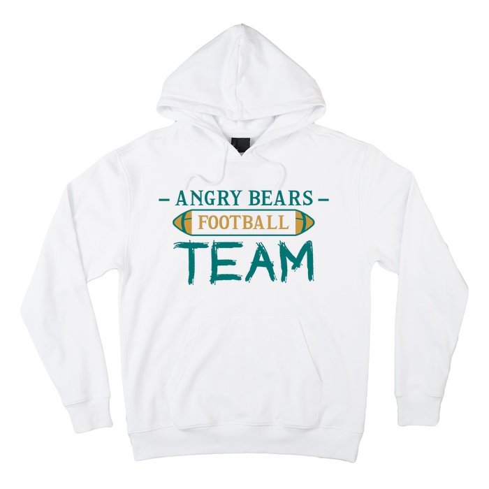 Angry Bears Football Team Hoodie