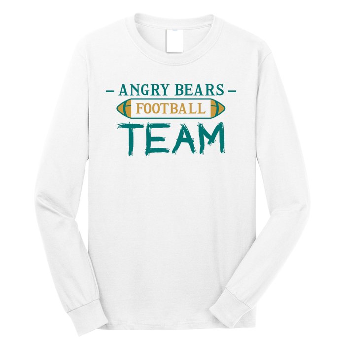 Angry Bears Football Team Long Sleeve Shirt