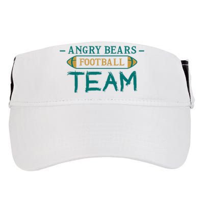 Angry Bears Football Team Adult Drive Performance Visor