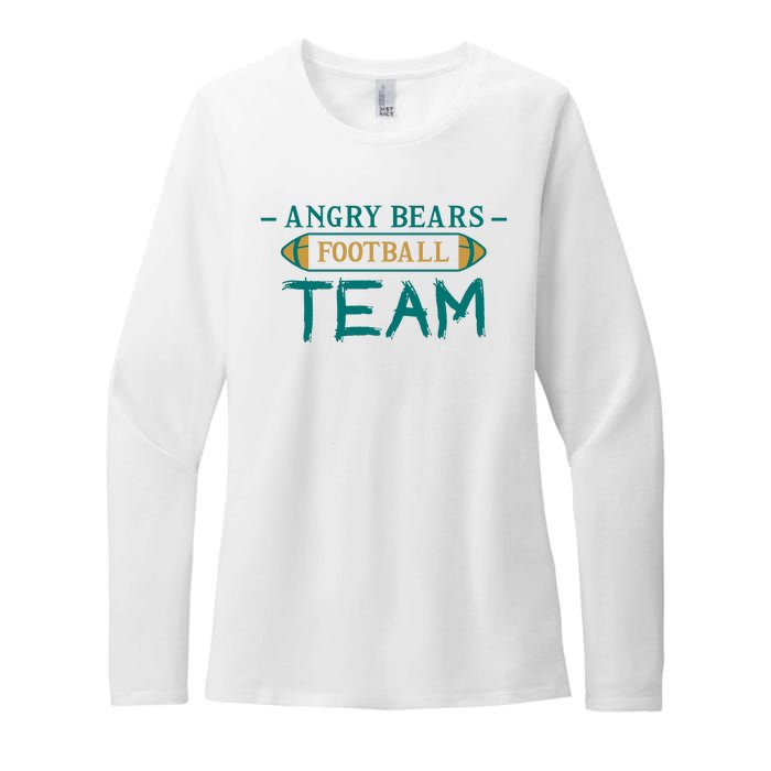 Angry Bears Football Team Womens CVC Long Sleeve Shirt