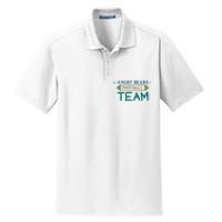 Angry Bears Football Team Dry Zone Grid Polo