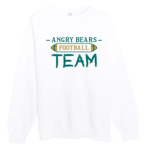 Angry Bears Football Team Premium Crewneck Sweatshirt