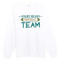 Angry Bears Football Team Premium Crewneck Sweatshirt