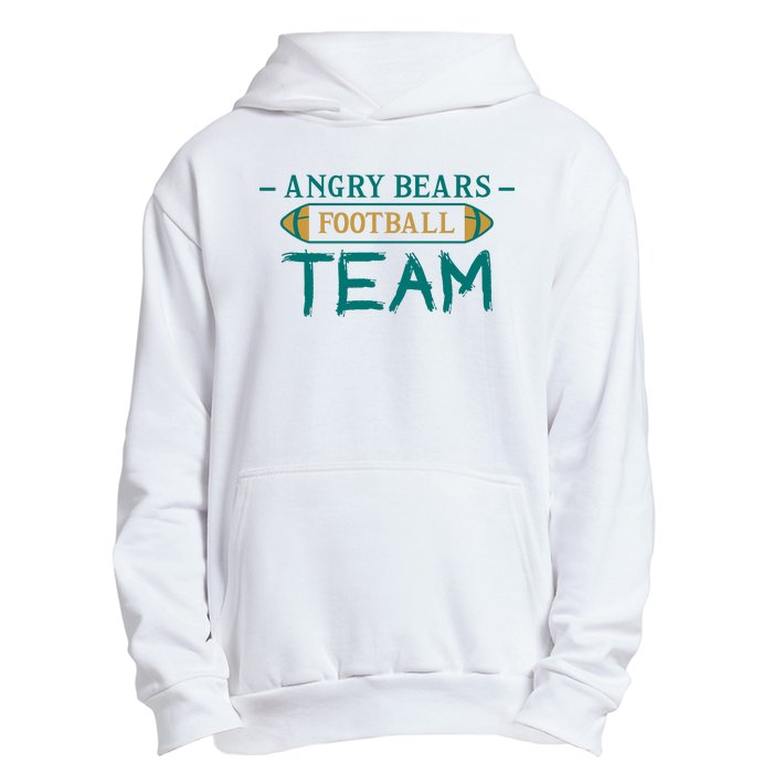 Angry Bears Football Team Urban Pullover Hoodie