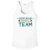 Angry Bears Football Team Ladies PosiCharge Competitor Racerback Tank