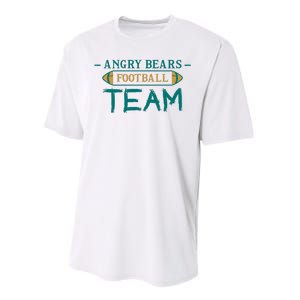 Angry Bears Football Team Performance Sprint T-Shirt