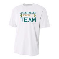 Angry Bears Football Team Performance Sprint T-Shirt