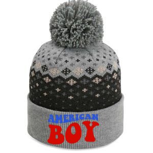 American Boy Fourth Of July The Baniff Cuffed Pom Beanie