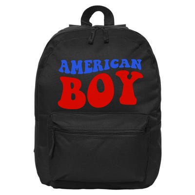 American Boy Fourth Of July 16 in Basic Backpack