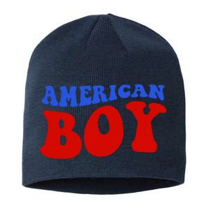 American Boy Fourth Of July Sustainable Beanie