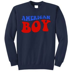 American Boy Fourth Of July Tall Sweatshirt